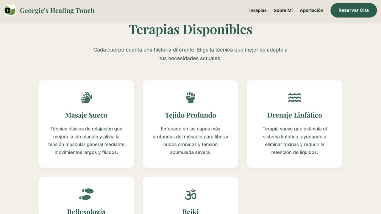 Web Georgie's Healing Touch